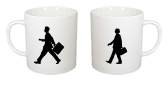 安部＆刈谷シルエットマグカップ
