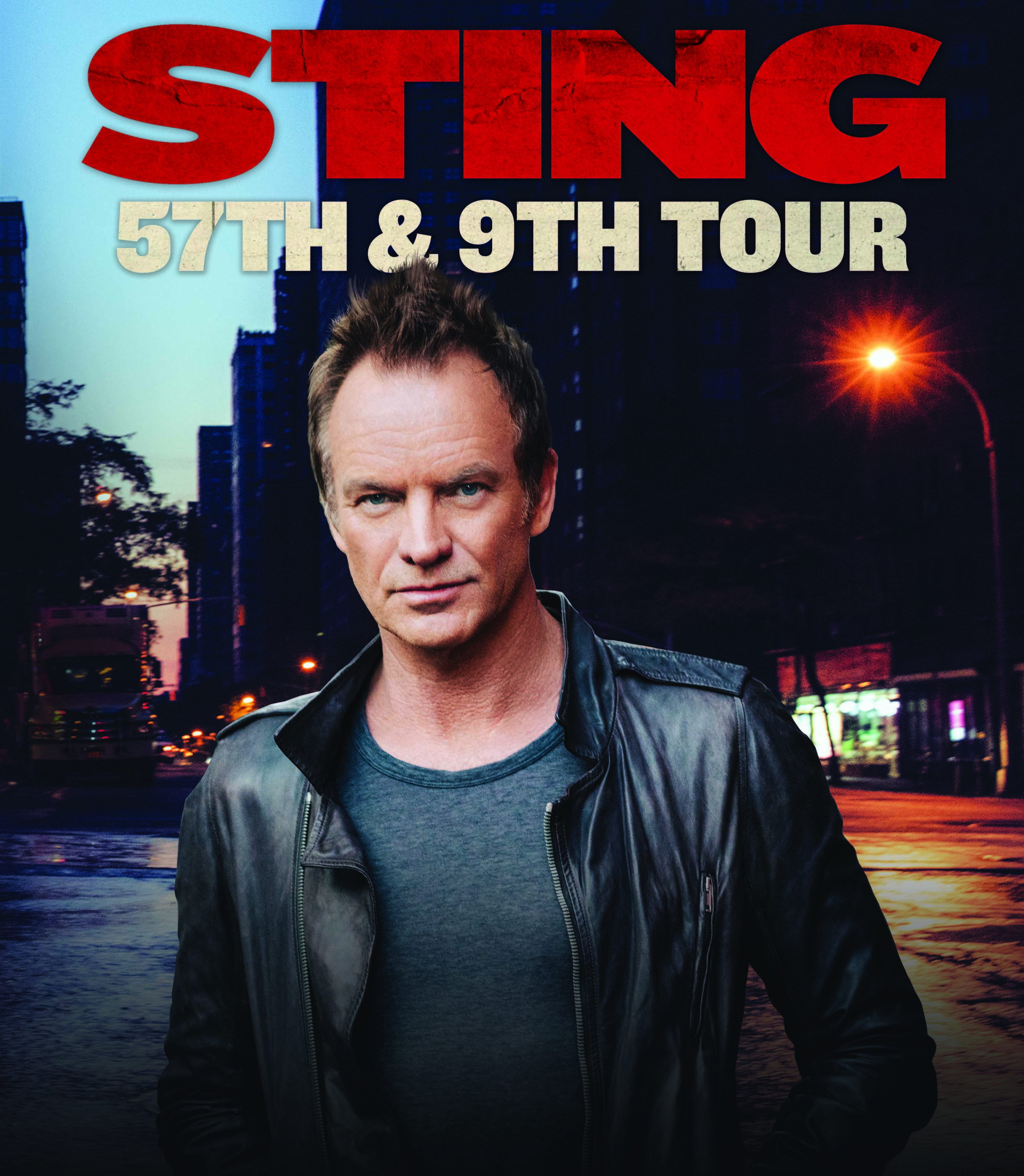 STING
57TH & 9TH TOUR

WITH SPECIAL GUEST JOE SUMNER