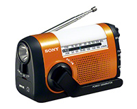 手回し充電ポータブルラジオ SONY/ICF-B09