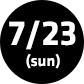 7/23 (sun)