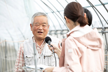 JA周桑アスパラガス部会、部会長の西川哲太さんにお話を伺いに、西条市へお邪魔しました！