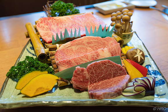 「山形牛」盛り合わせの限定メニュー