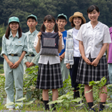「イバラ　ハイスクールデニム」で岡山の未来を担う高校生