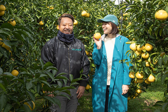 「自分が生まれたときから、身近にあったこの日向夏を、宮崎だけでなく、全国の皆さんに味わってもらえるよう、頑張りたいです！」と、力強く、これからの生産に燃える野元さんでした！