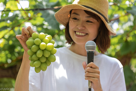 ブドウは皮が大事です。