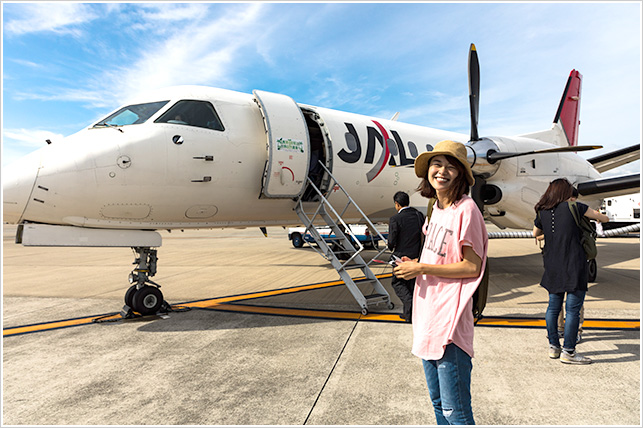 川瀬良子とプロペラ機