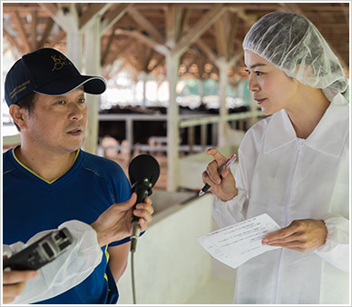 神田さんにお話を伺う