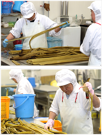 塩漬・加熱加工