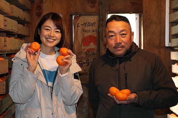 20歳の時から、日本一のミカン農家を目指したいと思っていたという榎本さん。