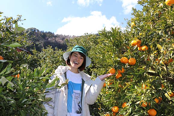 鮮やかに実った、果実がぷかぷかと浮いていました！