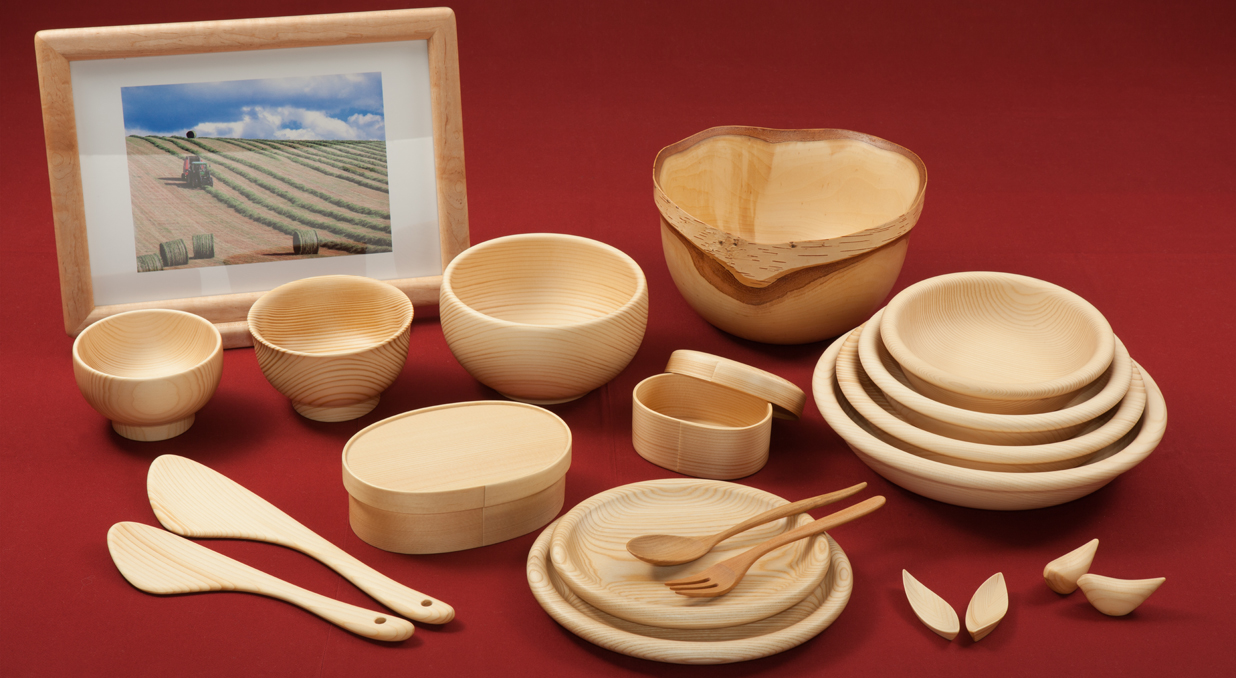 オケクラフト 新緑ボウル　15㎝　3個セット Vol.100 「オケクラフト」 北海道 | DUNLOP presents みらい図鑑