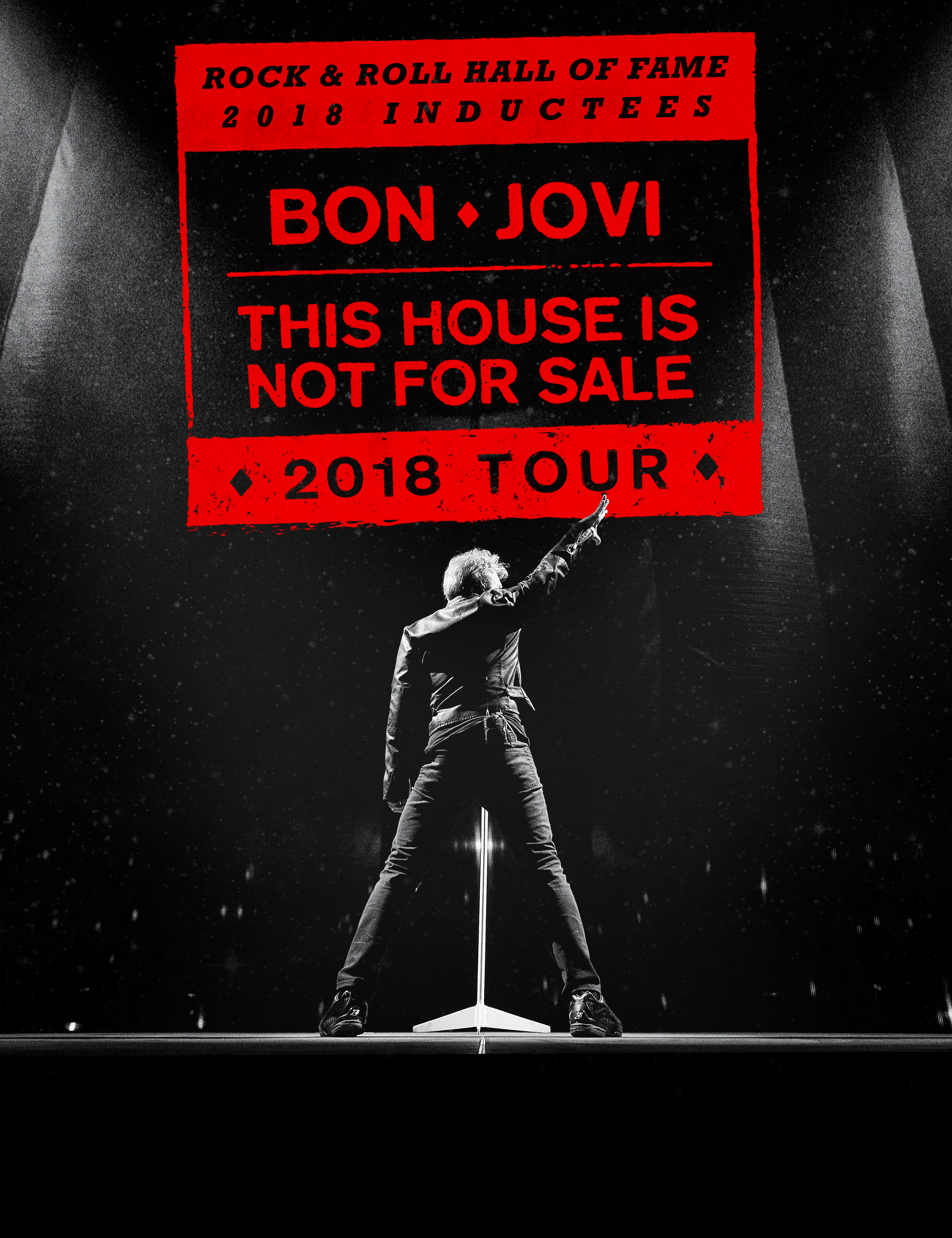 BON JOVI THIS HOUSE IS NOT FOR SALE 2018 TOUR
