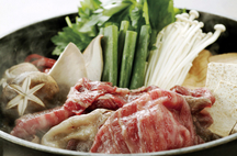 近江牛のすきやき 写真