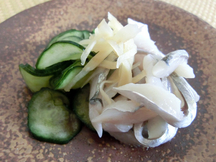 ヒラ 酢の物 写真