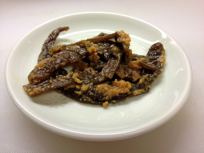 唐辛子のみそ漬け 写真