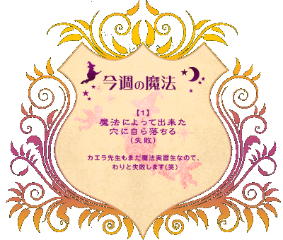 今週の魔法