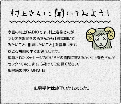 村上radio Tokyo Fm 80 0mhz 村上春樹