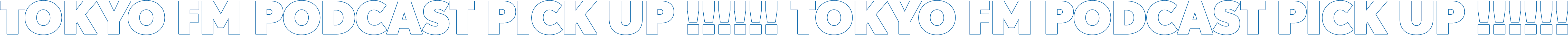 TOKYO FM PODCAST PICK UP !!!!!! TOKYO FM PODCAST PICK UP !!!!!!