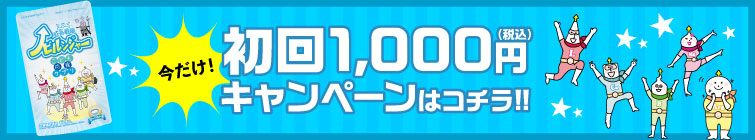 今だけ！！初回1,000円（税込）キャンペーンはこちら！！