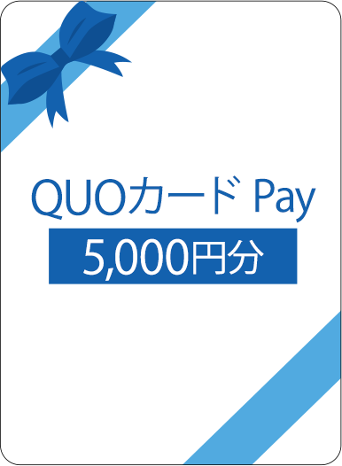 QUOカードPay 5,000円分