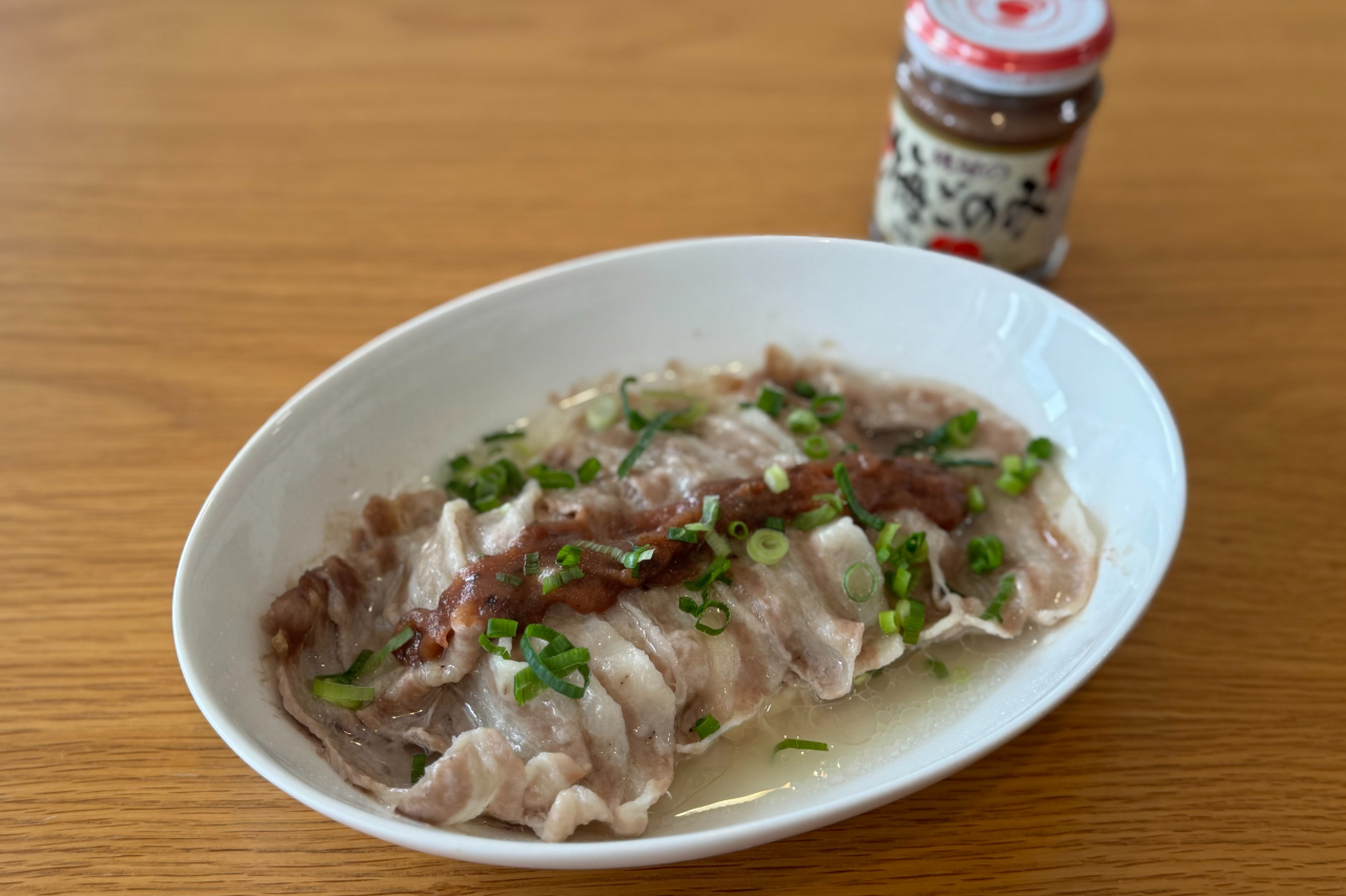 梅ごのみでサッパリ♪豚バラ豆腐