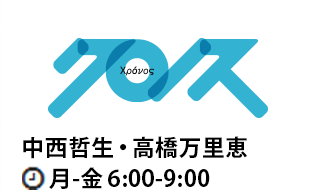 クロノス 中西哲生・高橋万里恵 月-金 6:00-9:00