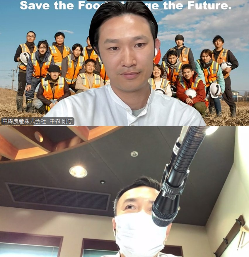 写真 中森さんリモート収録