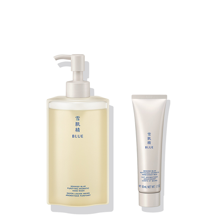 KOSÉ Find My Beauty から、雪肌精 BLUE「ピュリファイング アロマ ハンド ウォッシュ」「ソフニング アロマ ハンド ＆ ボディ ミルク」をセットで１名様にプレゼント！