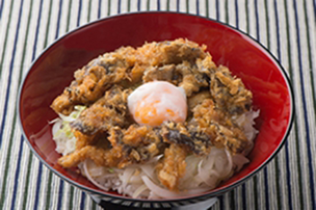 霜降りひらたけのとろ玉丼
