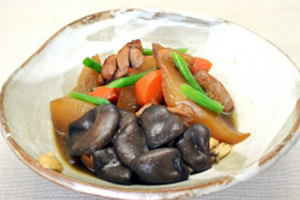 霜降りひらたけと鶏大根のジューシー煮