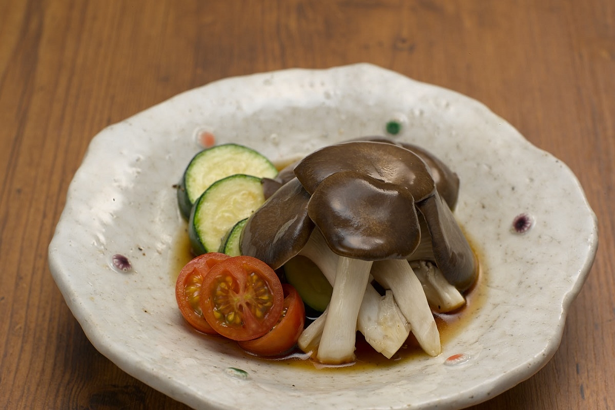 霜降りひらたけのマリネ