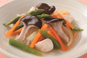 霜降りひらたけと彩り野菜のうま煮