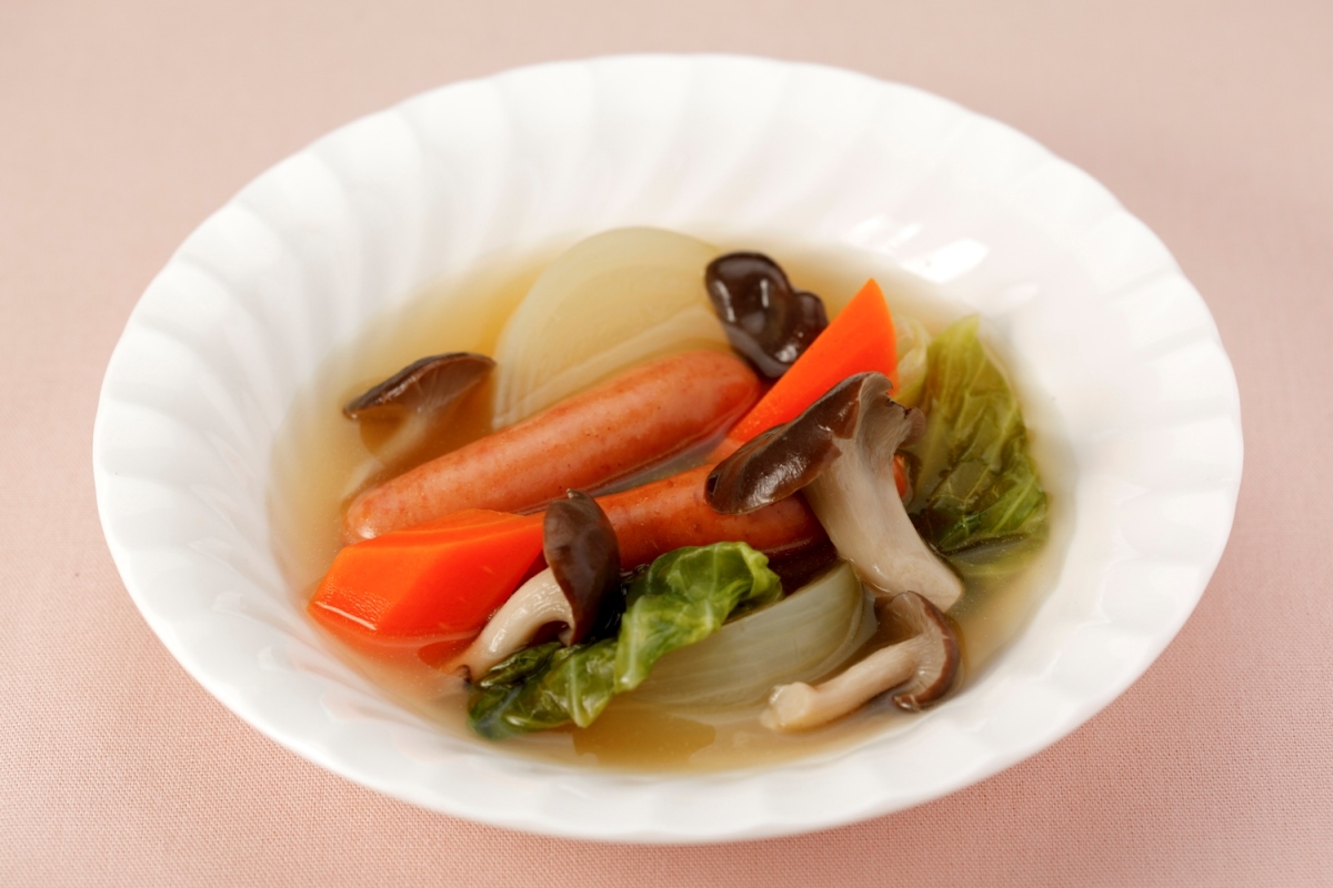 霜降りひらたけのポトフ