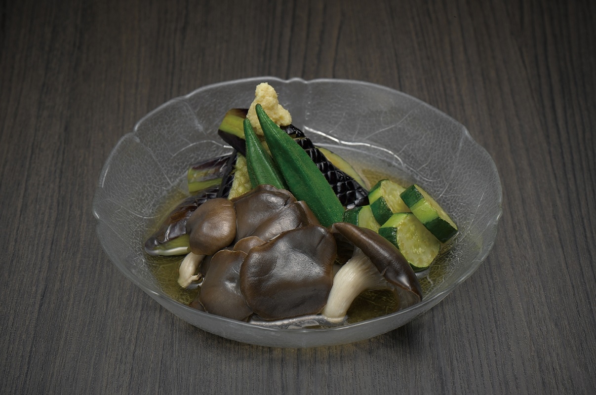 霜降りひらたけの焼きびたし