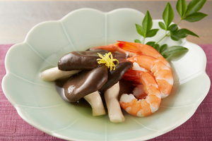 霜降りひらたけの白だし煮