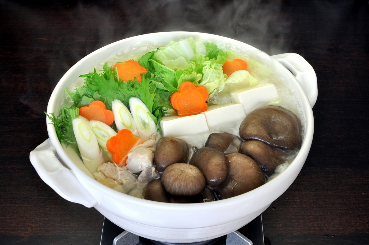 霜降りひらたけの寄せ鍋