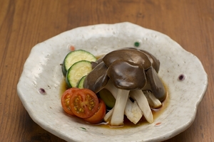 霜降りひらたけのマリネ